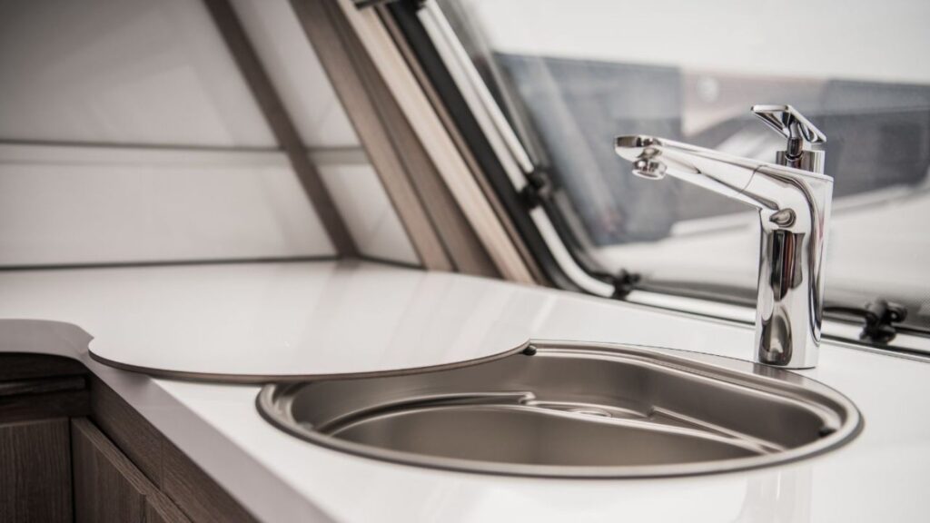 Leaking RV plumbing problem affecting travel plans